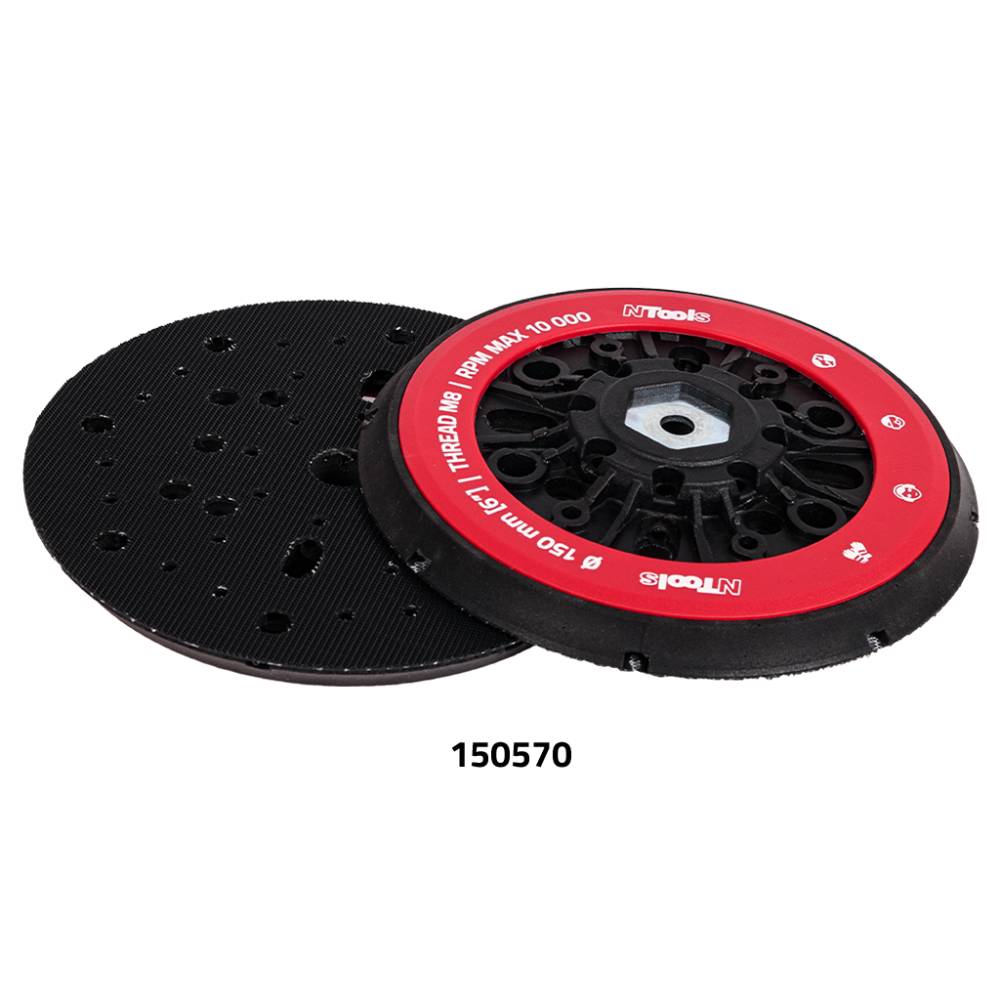 PLATORELLO HEX M8+5/16" Ø150 8+8/6+1 FORO