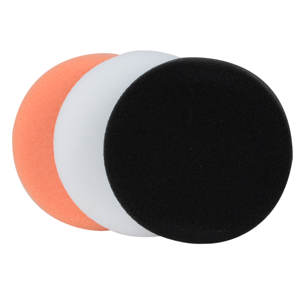 TAMPONE LUCIDANTE Ø75 ARANCIO MEDIO LUCIDANTE LISCIA-VELCRO