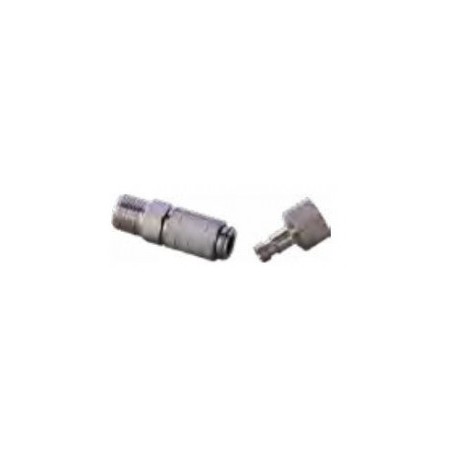 "COUPLING+CONNECTION  M-F  1/8"" BSPP"- SET RACCORDI RAPIDI 1/8