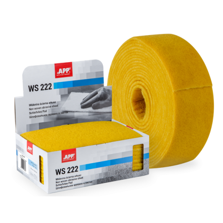FOGLIO ABRASIVO GRANA MICRO GIALLO TESSUTO NON T.10PZ
