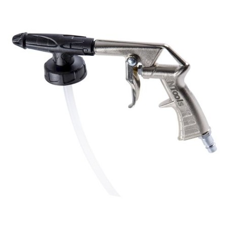 Pistola a spruzzo per prodotti di rivestimento protettivo con set di soruzzatura sostituibile.