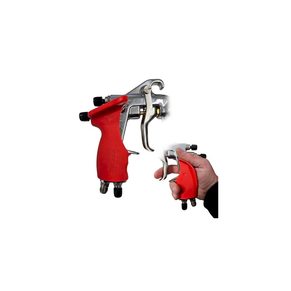 IMPUGNATURA GRIP UNIVERSALE PER AEROGRAFO -ROSSO-