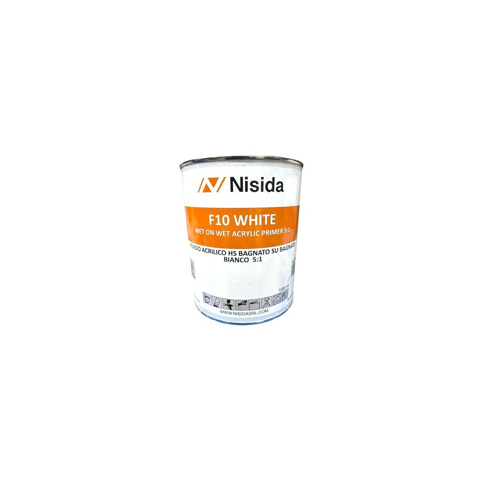 F10 WHITE FONDO ACRILICO HS BIANCO 5:1 1kg
