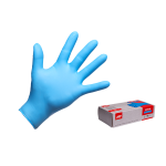GUANTI IN NITRILE BLUE " M" 5my (cf.100pz)