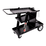 CARRELLO A 3 RIPIANI - CAPACITà CARICO  120Kg- Rip.Sup33x55