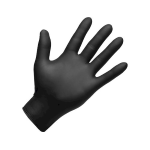 GUANTI IN NITRILE NERO " L" 3,5my(cf.100pz)
