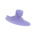 PIASTRA ADESIVA VIOLA A FORMA CONICA ELLITTICA PIATTA E FLESSIBILE D33x47mm