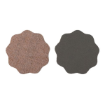 SCAGLIE ABRASIVE/VELCRO Ø35 P2000 MARRONE (12pz)