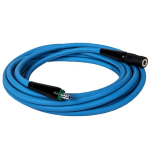 TUBO ARIA ANTISTATICO EPDM 9X16 mm BLU CON RACCORDI