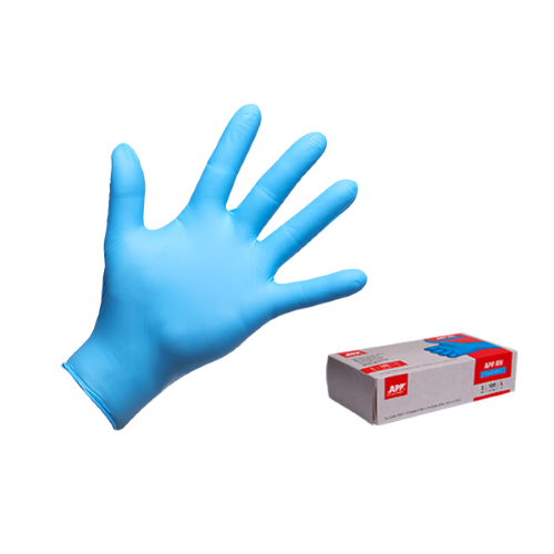 GUANTI IN NITRILE BLUE " M" 5my (cf.100pz)