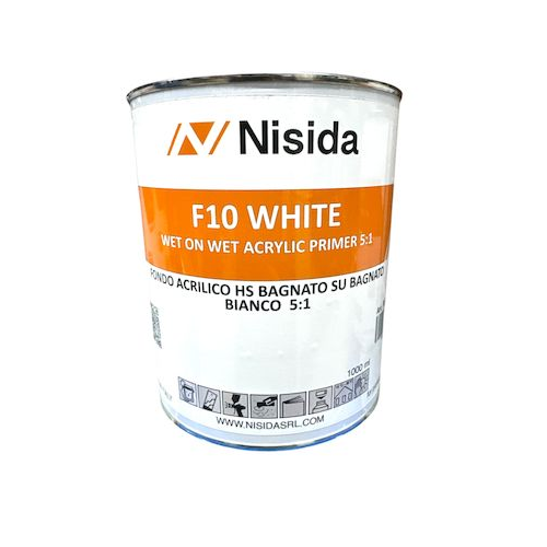 F10 WHITE FONDO ACRILICO HS BIANCO 5:1 1kg