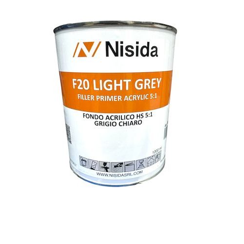 F20 LIGHT GREY FONDO ACRILICO HS 5:1 GRIGIO CHIARO 1Kg