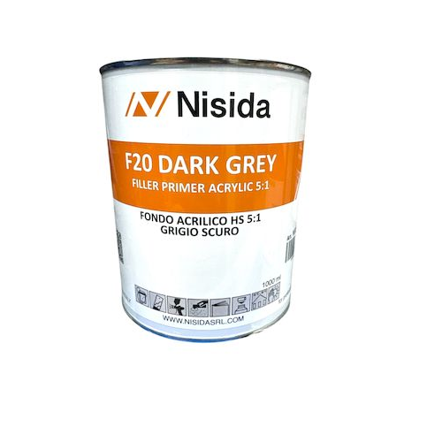 F20 DARK GREY FONDO ACRILICO HS 5:1 GRIGIO SCURO 1Kg