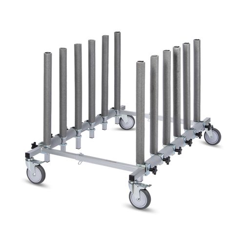 CARRELLO UNIVERSALE PER LO STOCCAGGIO DEI PANNELLI DELLE AUTO  Max.80Kg