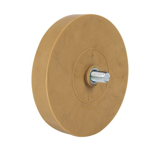 DISCO IN CAUCCIU' PER RIMOZIONE ADESIVI-BIADESIVI