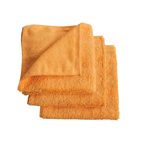 PANNO IN MICROFIBRA ARANCIO 40X40CM (3Pz)