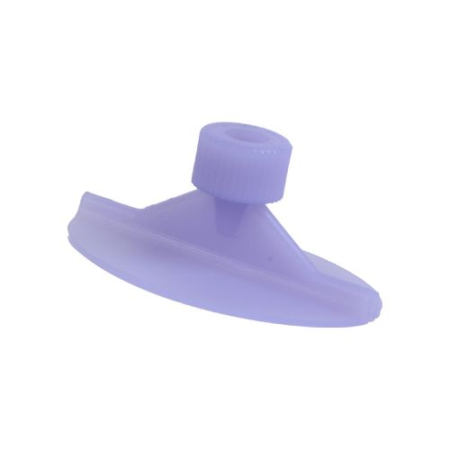 PIASTRA ADESIVA VIOLA A FORMA CONICA ELLITTICA PIATTA E FLESSIBILE D33x47mm