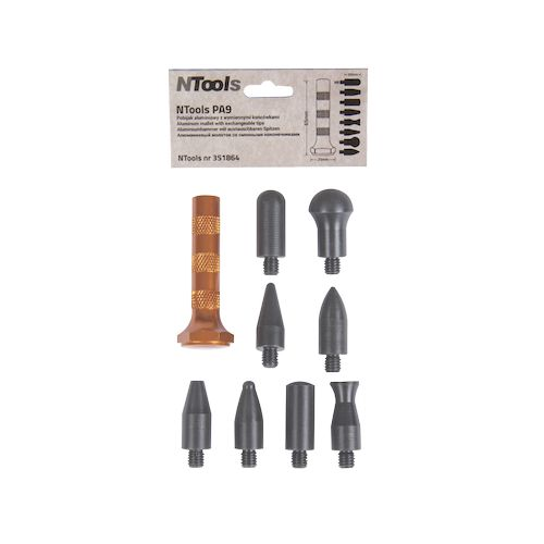 STRUMENTO IN ALLUMINIO PER LA RIMOZIONE DELLE AMMACCATURE.
PA9