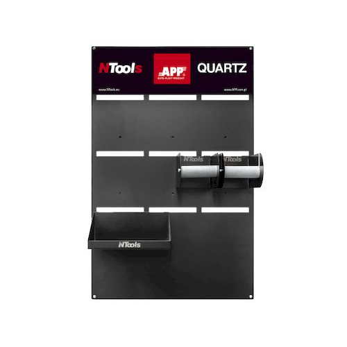 TAVOLETTA ABRASIVA CON 2 PORTAROTOLI E 1 RIPIANO- MS TAB