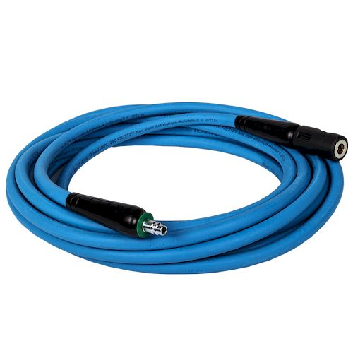 TUBO ARIA ANTISTATICO EPDM 9X16 mm BLU CON RACCORDI