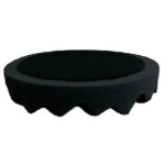 TAMPONE LUCIDANTE Ø180 NERO SOFT LUCIDANTE PROFILATA H25 VELCRO