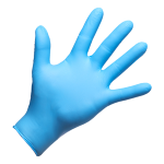 GUANTI IN NITRILE BLUE " XL" 5my (cf.100pz)