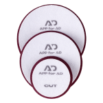 COPPIA TAMPONE DURO VIOLA Ø75/90 H25 CELLE APERTE