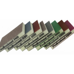 SPUGNE ABRASIVE BIFACCIALI CONF 100PZ (120X100X139) COLORE ROSSO GRANA 1000