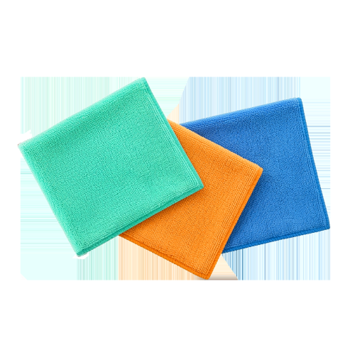   PANNO IN MICROFIBRA VERDE 40X40CM (3Pz)